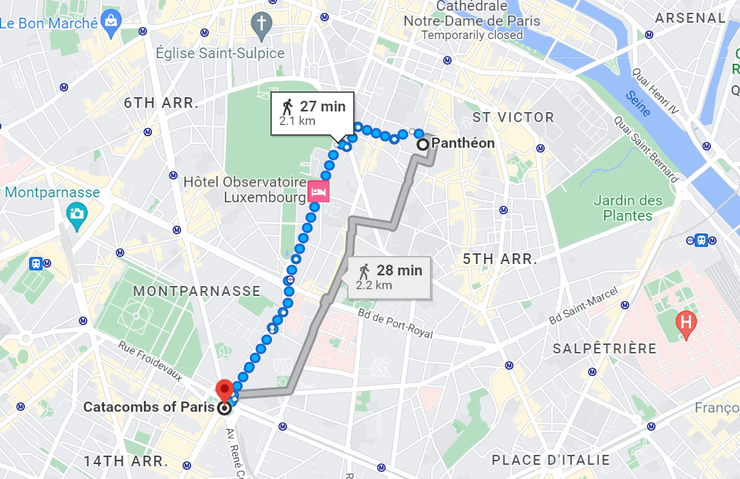 Paris Location, Directions, & Tips